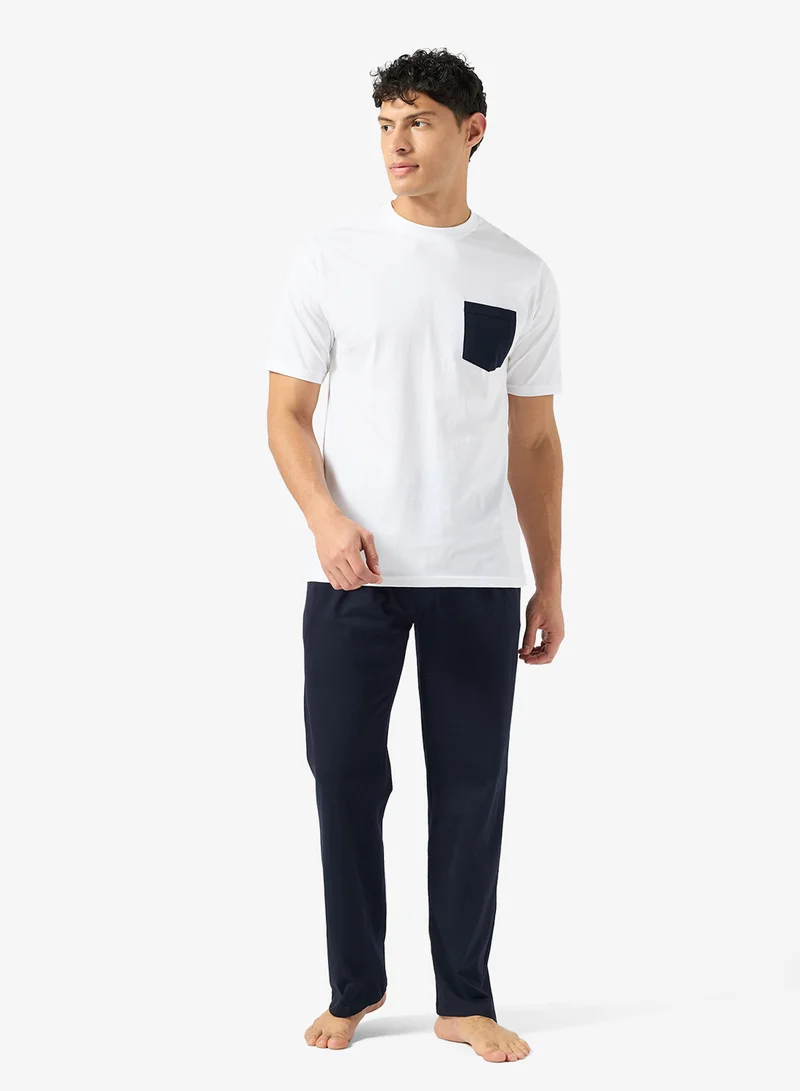 Regular fit tee and Pant set